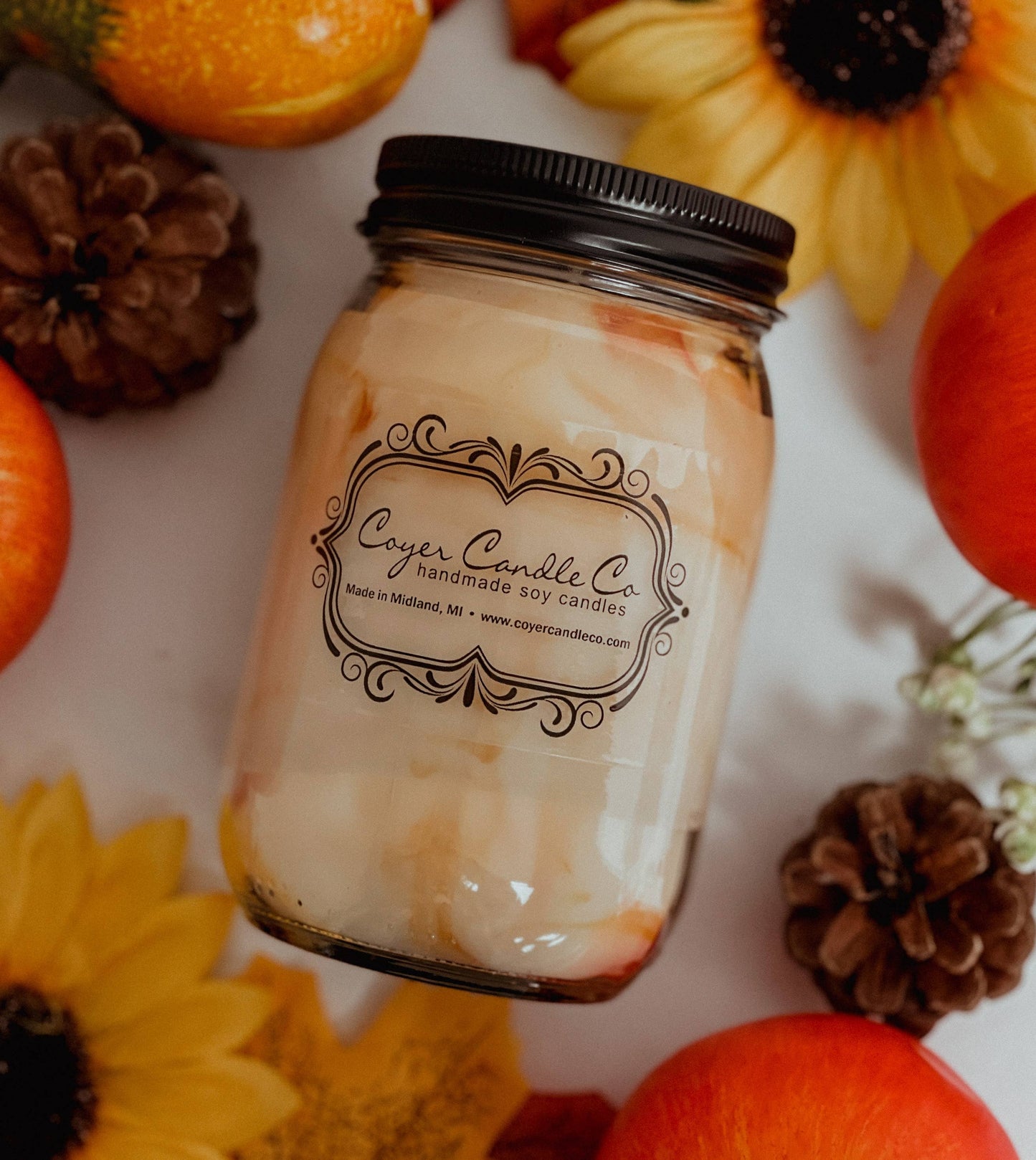 16 oz Pint Mason Jar Candles - Winter & Christmas Collection