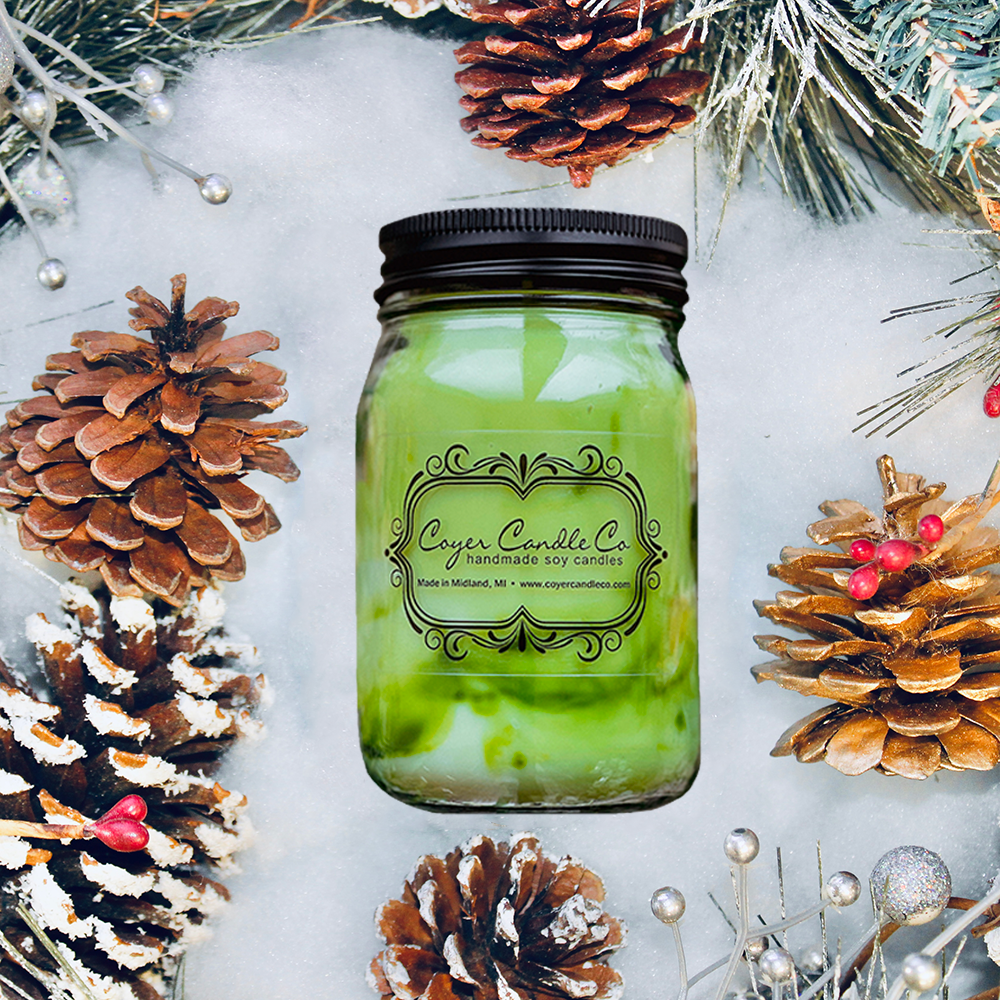 16 oz Pint Mason Jar Candles - Winter & Christmas Collection