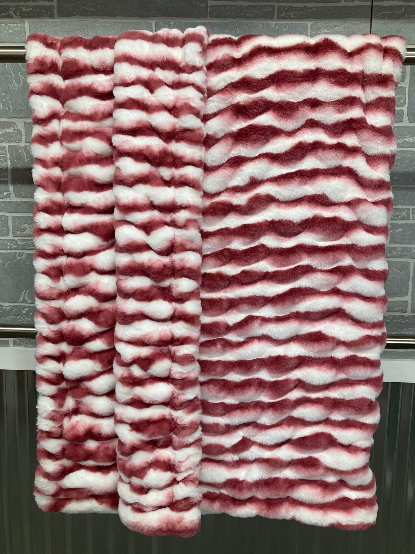 Strawberries and Cream Iced Chinchilla Sharpei Blanket