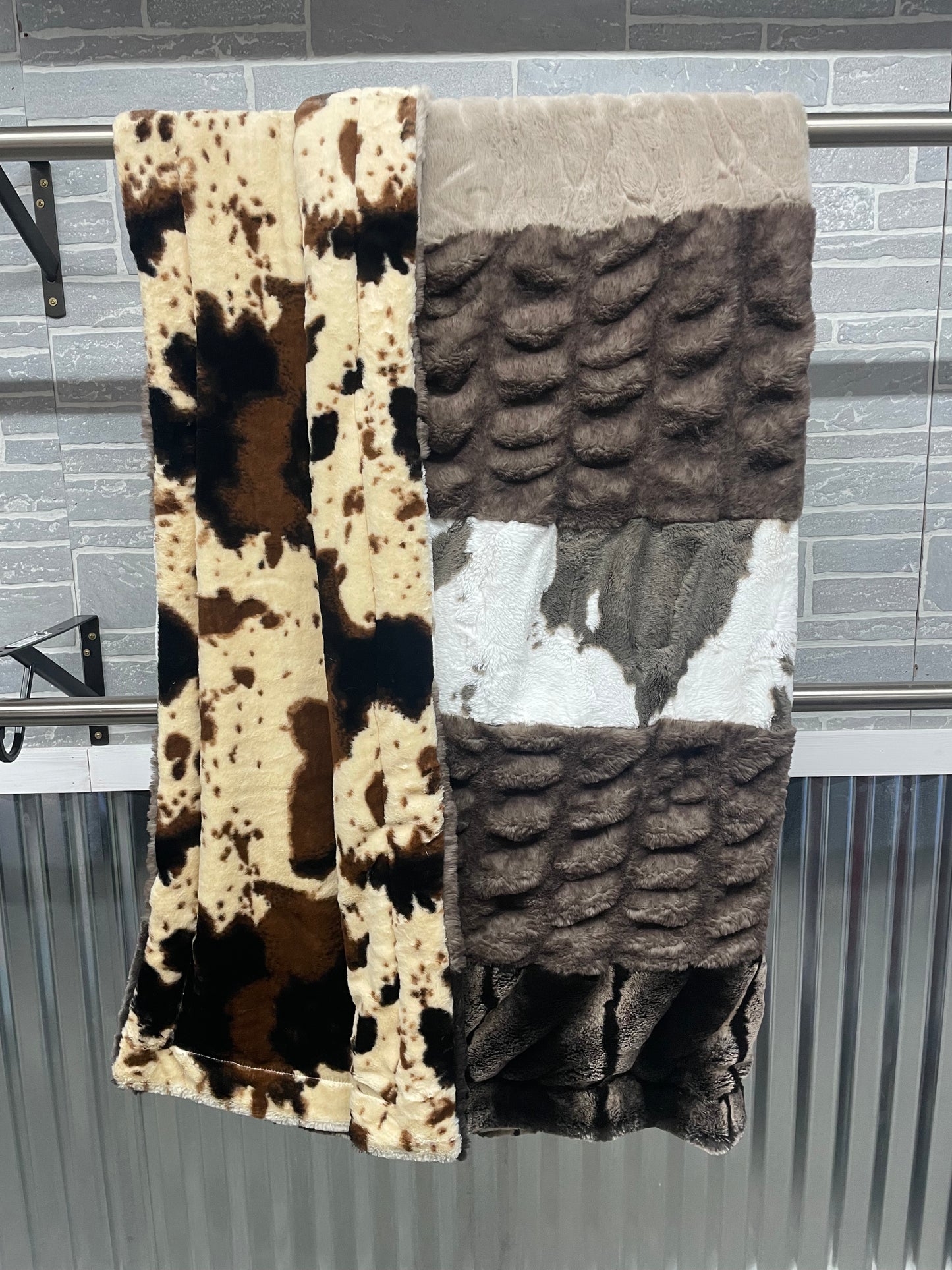Adult XL Strip Style- Fossil Four Seasons, Milan, Brownie Calf, Brown Dolce Milan, Mesa Seal//OG Pony backing