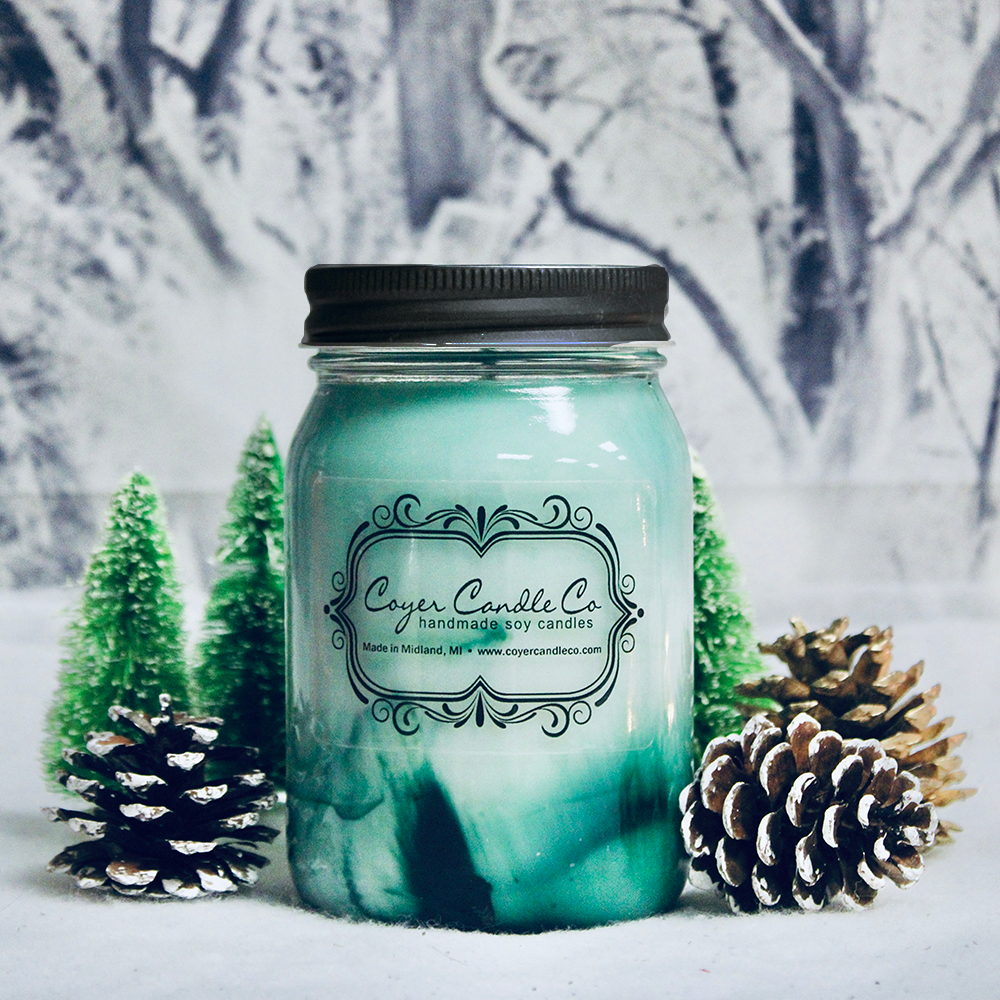 16 oz Pint Mason Jar Candles - Winter & Christmas Collection