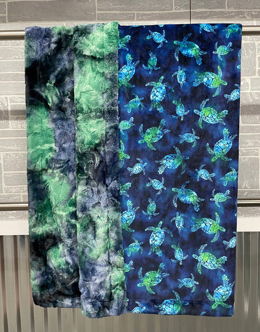 Amanda Niemi- Adult sea turtles/ Atlantis sorbet backing