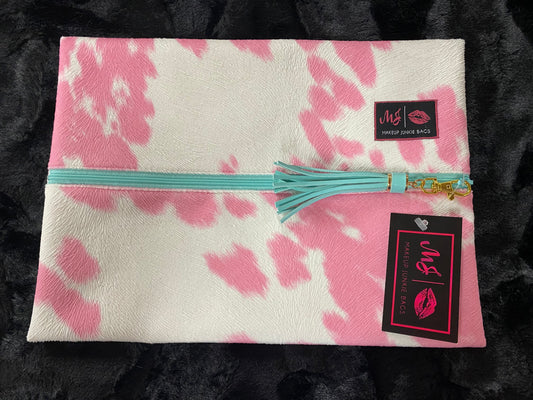 Bonnie and Hide Baby Pink Make-up Junkie Bag