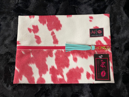 Bonnie and Hide Hot Pink Make-up Junkie Bag