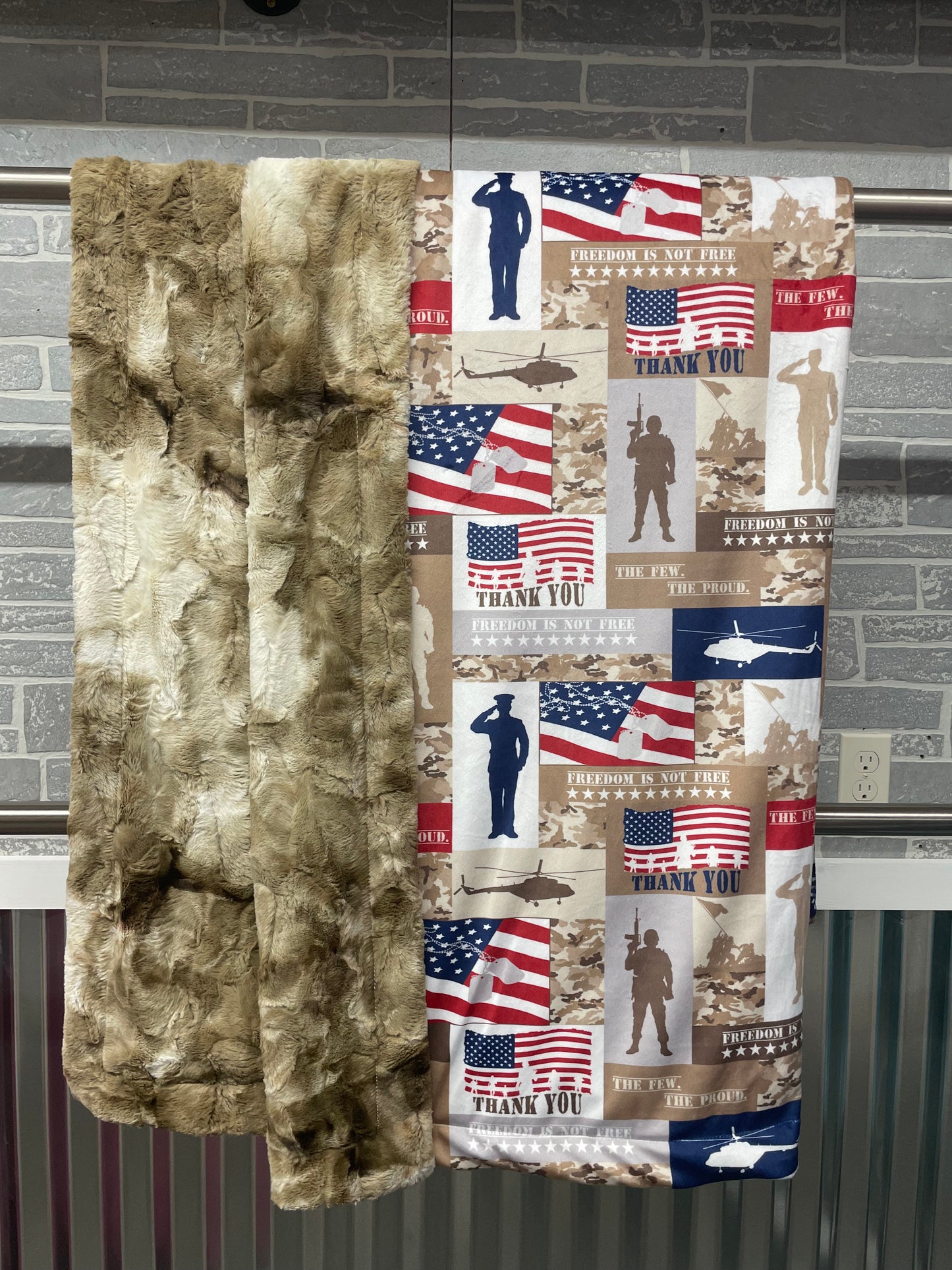 US Marine Blanket with Cocoa Mocha Sorbet.