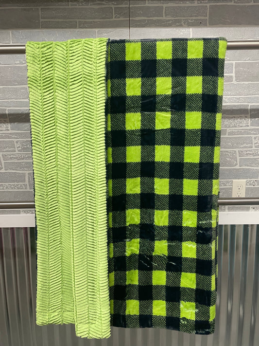 Lime Ziggy with Lime Buffalo Check