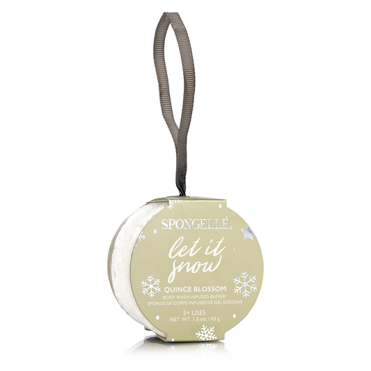 Quince Blossom Holiday Ornament Buffer