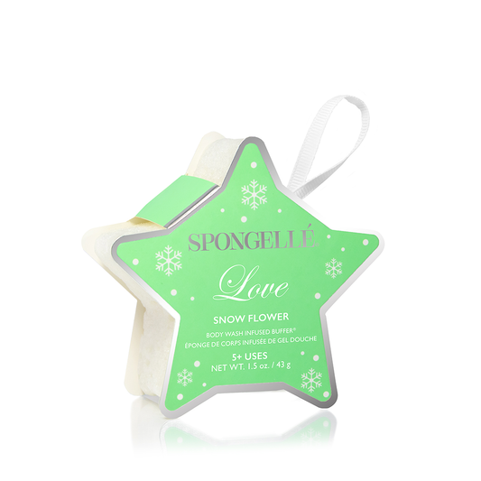 Snow Flower Holiday Star Body Buffer