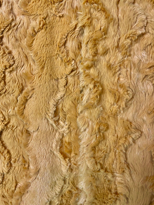 Golden Glacier Minky Blanket