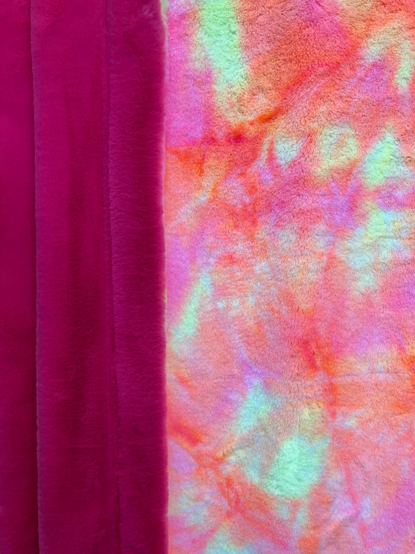Neon Highlighter Cosmic Seal with Bright Rose Koala